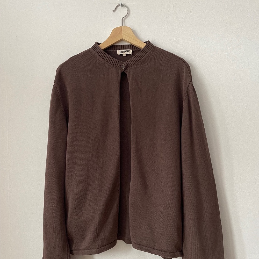 DJERF AVENUE mocha cardigan
